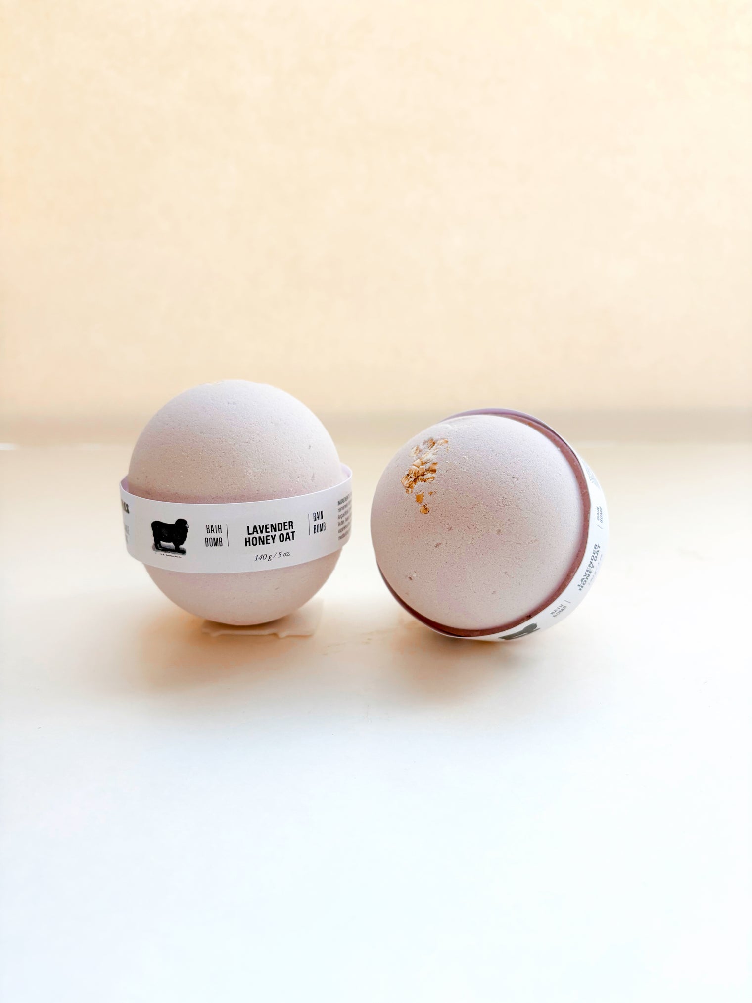 Lavender Honey Oat Bath Bomb