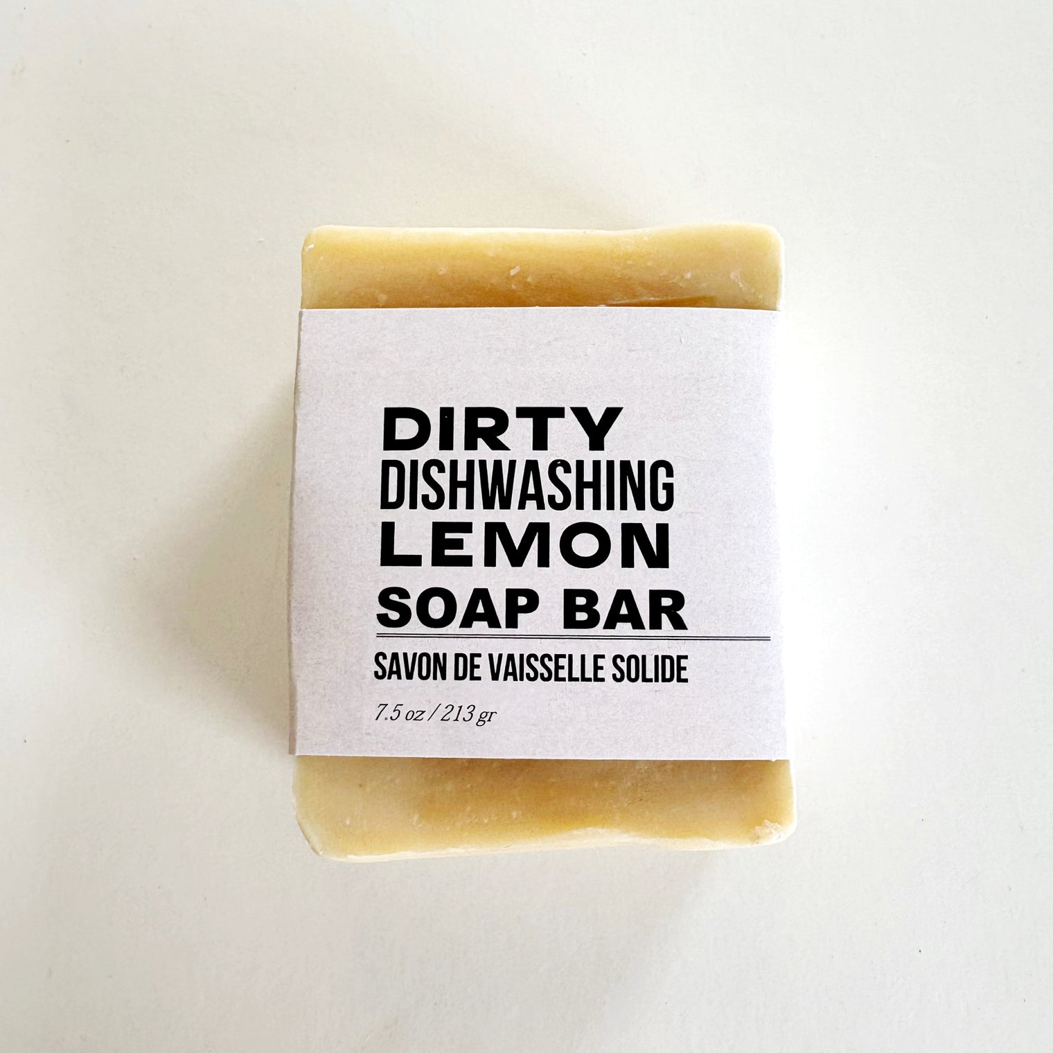 Dirty Dishwashing Lemon Soap Bar