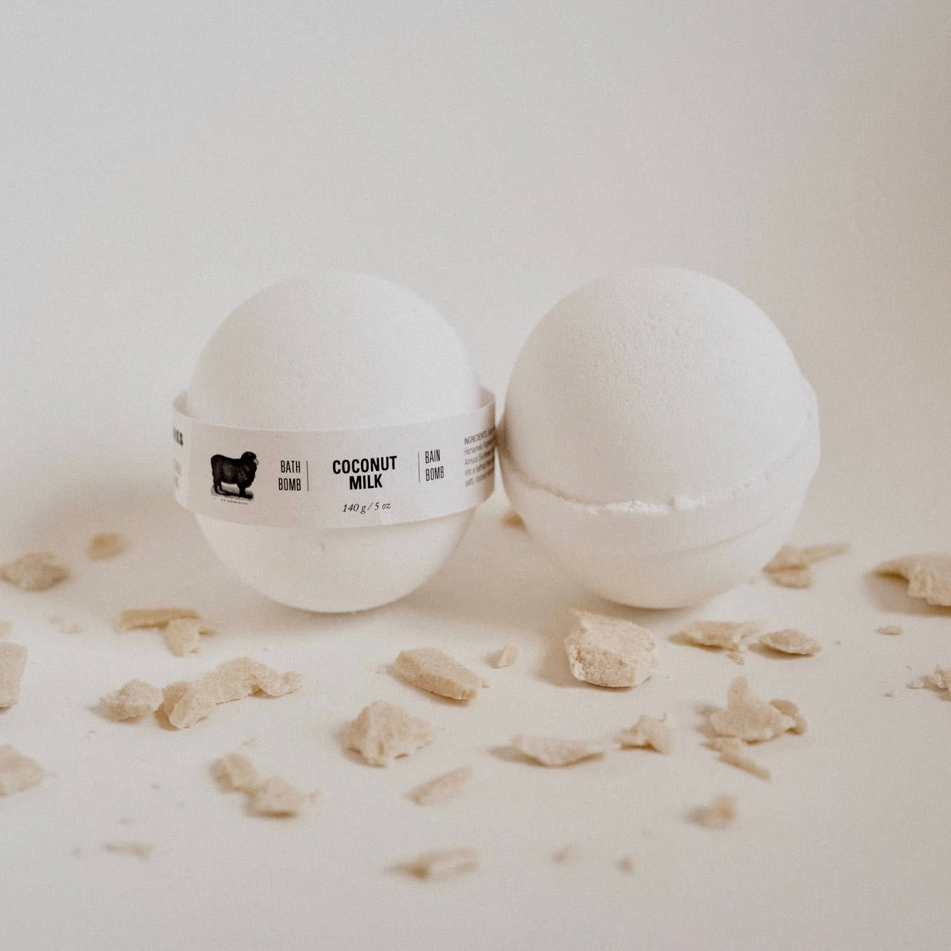 Coconut Milk Bath Bomb
