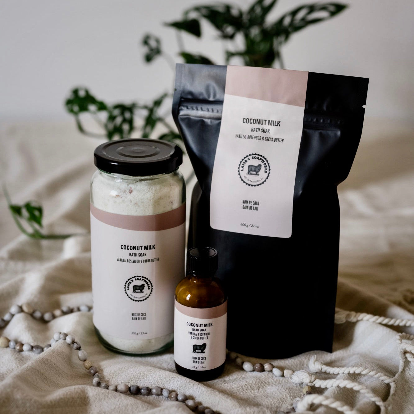 Coconut Milk Bath Soak Bulk Pouch