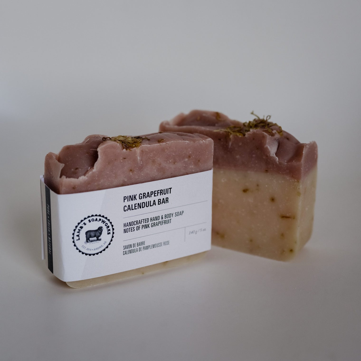 Pink Grapefruit Calendula Bar