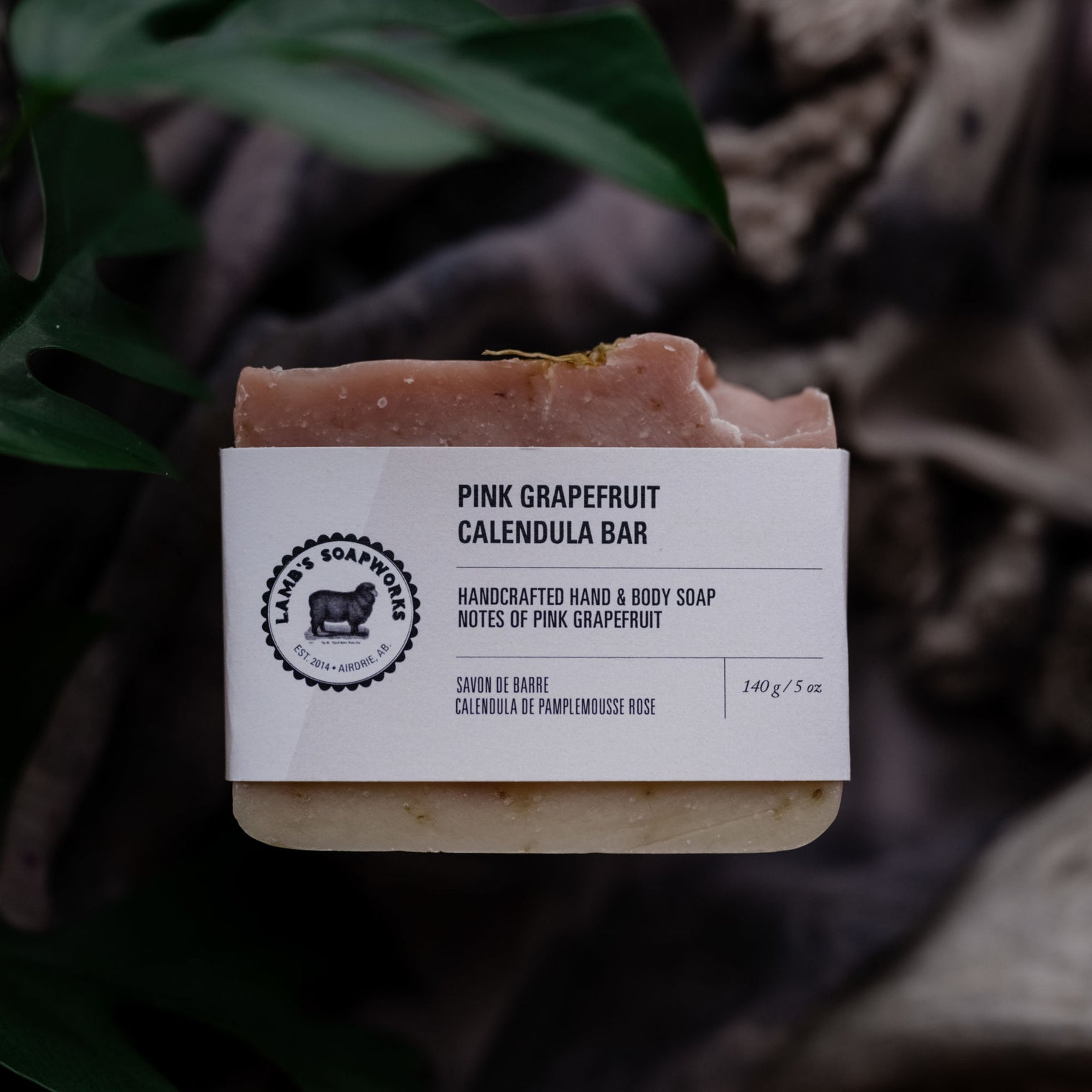 Pink Grapefruit Calendula Bar