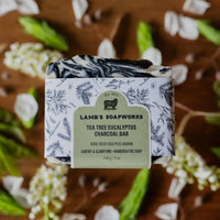 Tea Tree Eucalyptus Activated Charcoal Bar