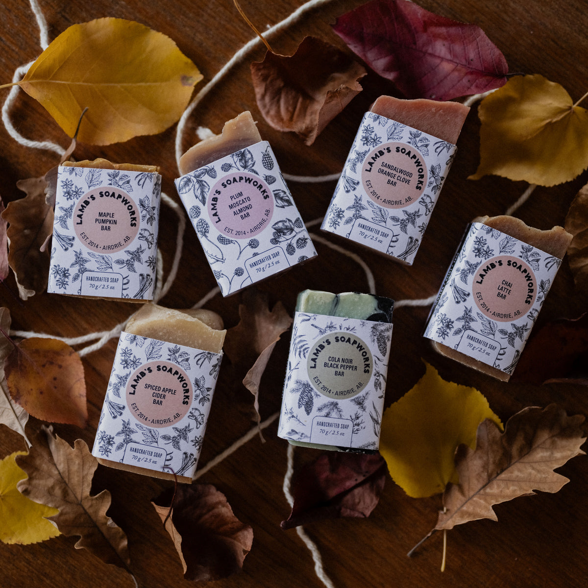 Fall Collection Half Soap Bar Box Set