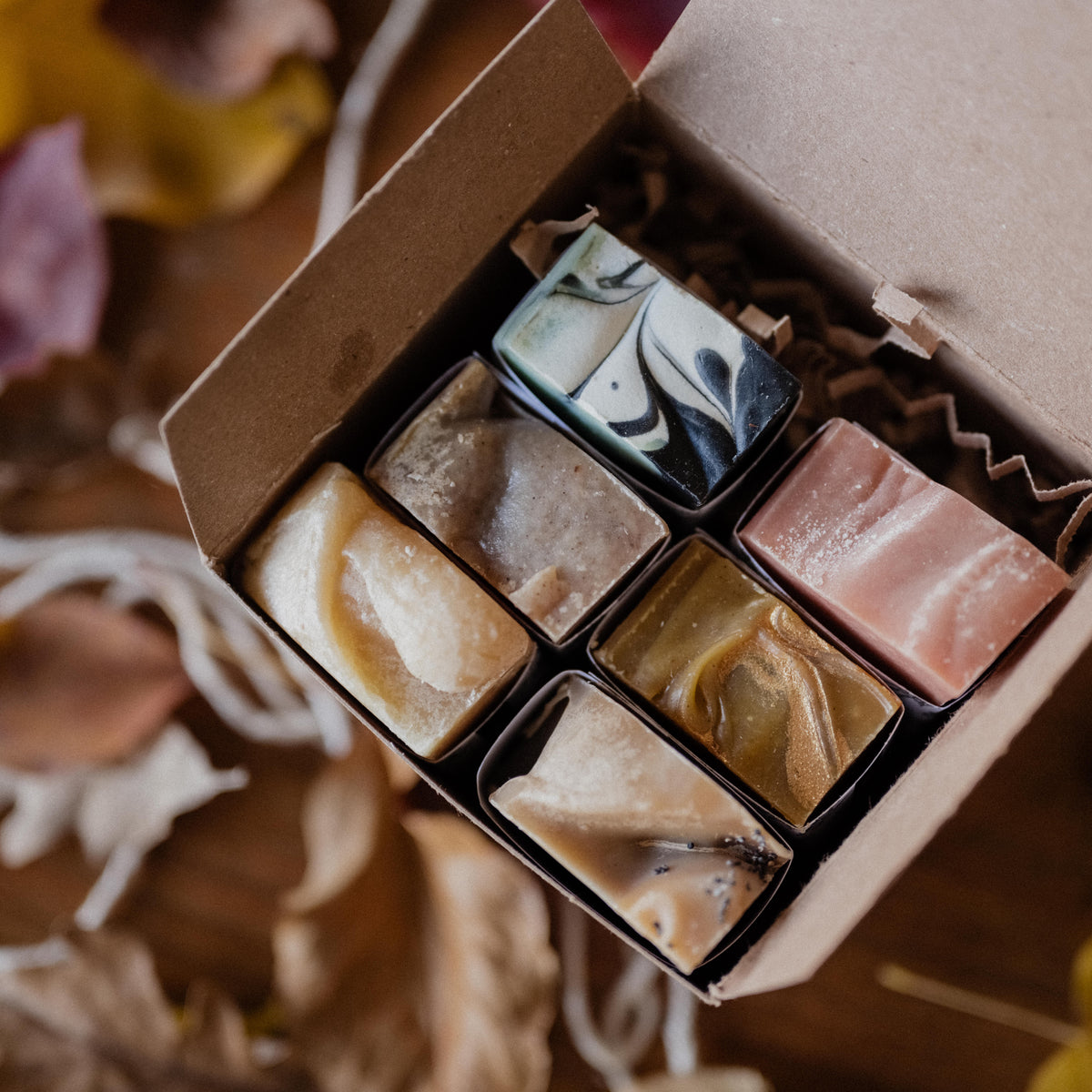 Fall Collection Half Soap Bar Box Set
