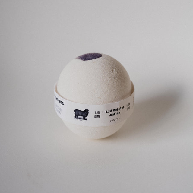 Plum Moscato Almond Bath Bomb