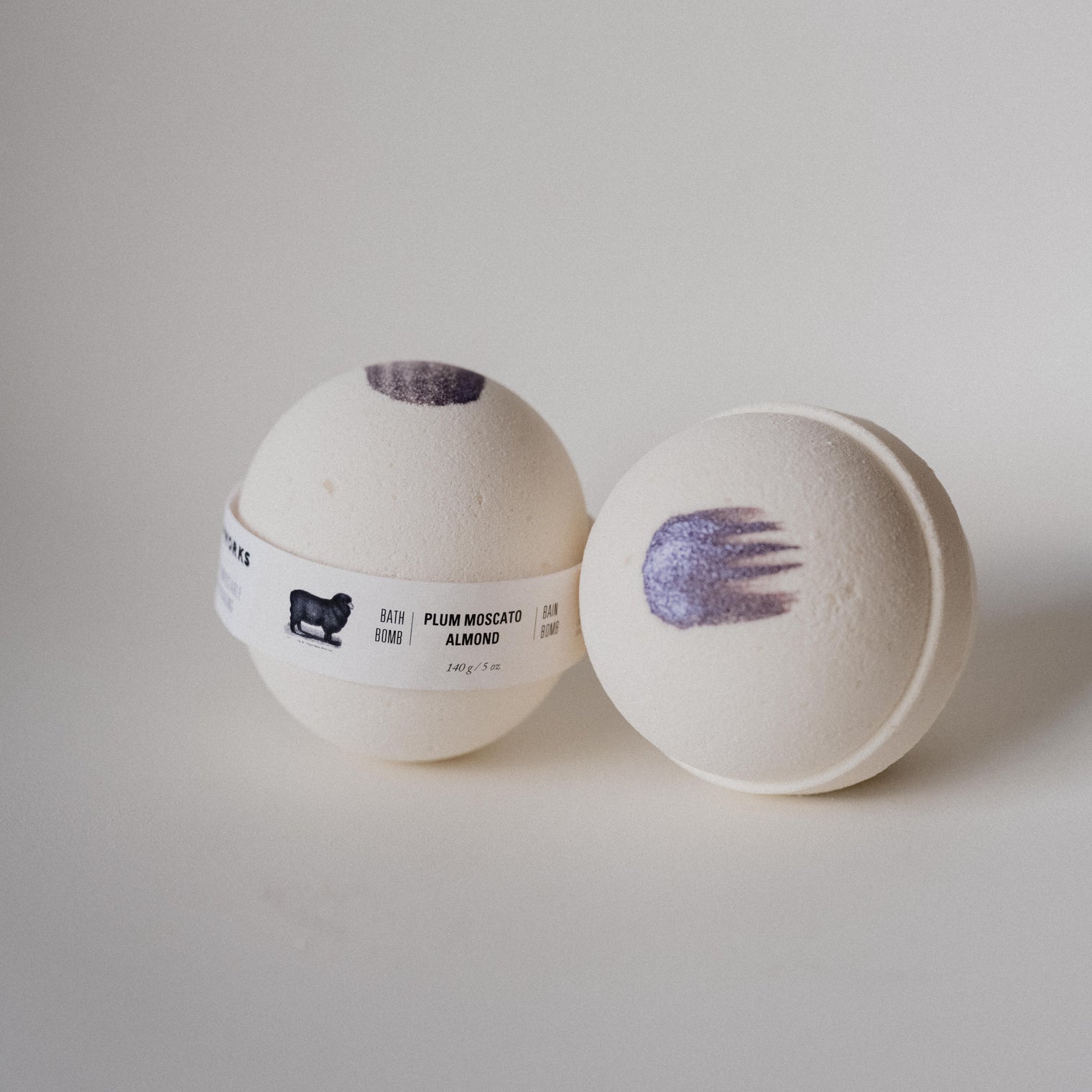 Plum Moscato Almond Bath Bomb