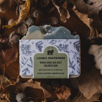 Wood Sage & Sea Salt Solseife (Sea Salt Brine) Bar