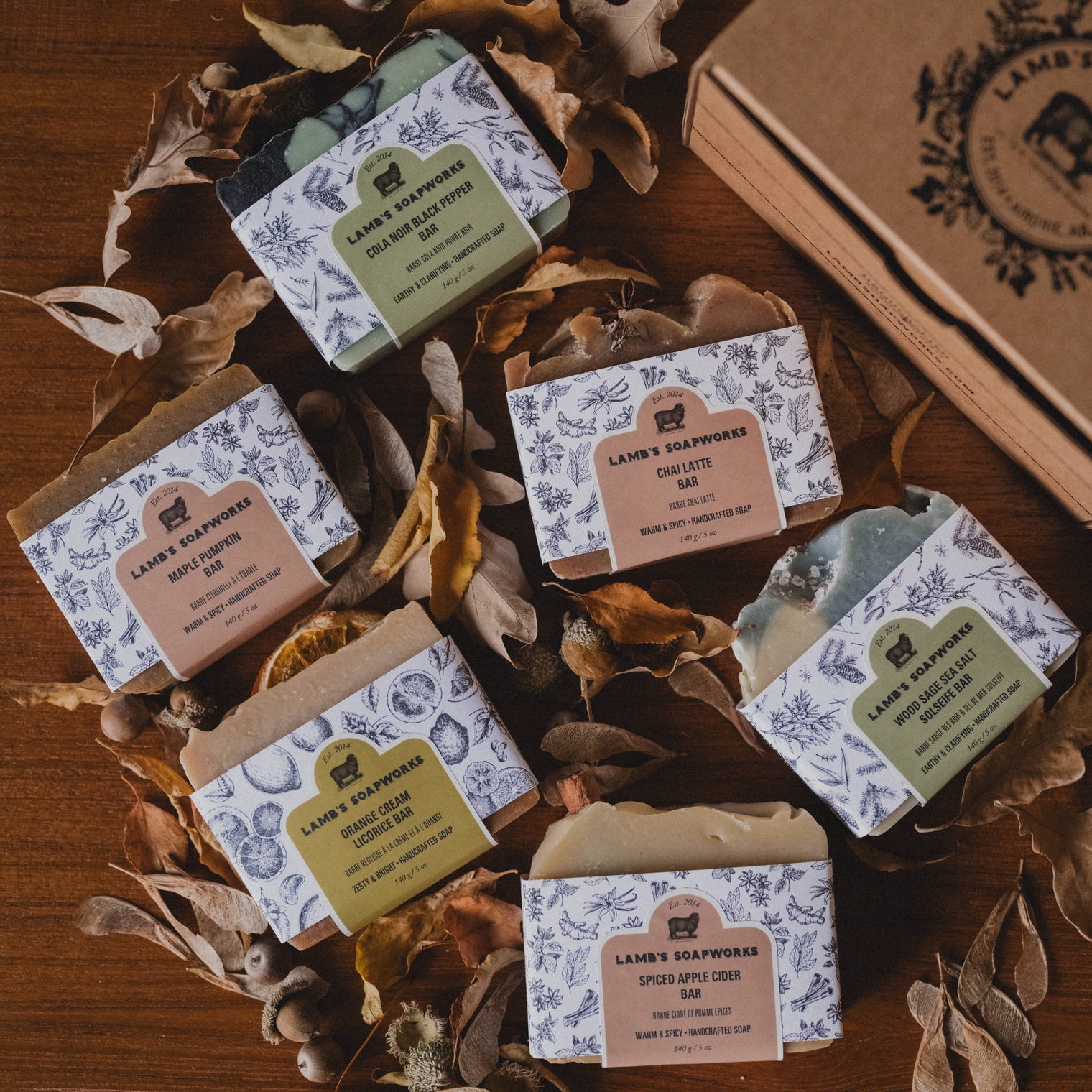 Fall Collection Soap Box Set