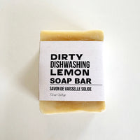 Dirty Dishwashing Lemon Soap Bar - Wholesale
