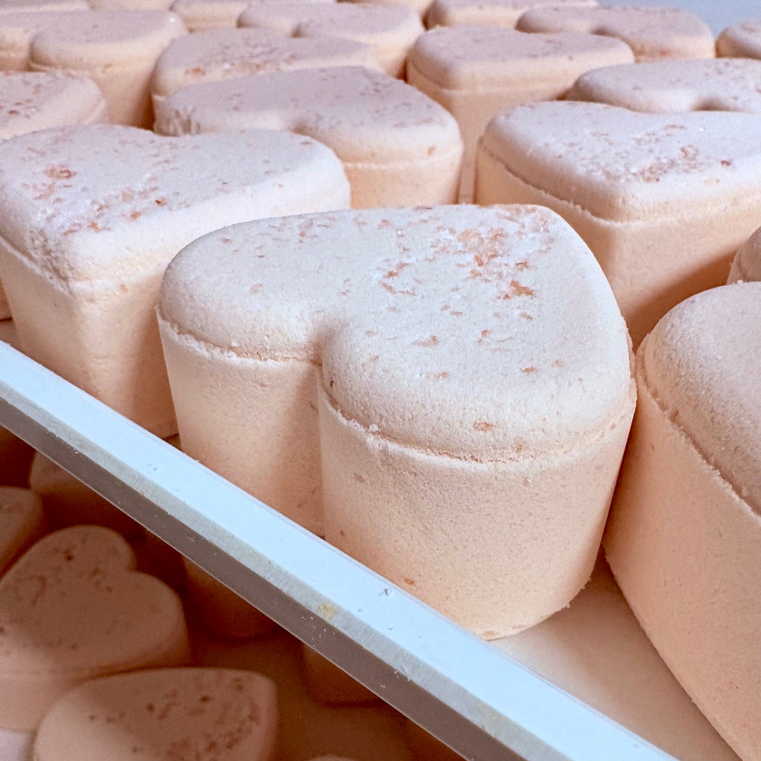 Orange Blossom Marshmallow Heart Bath Bomb