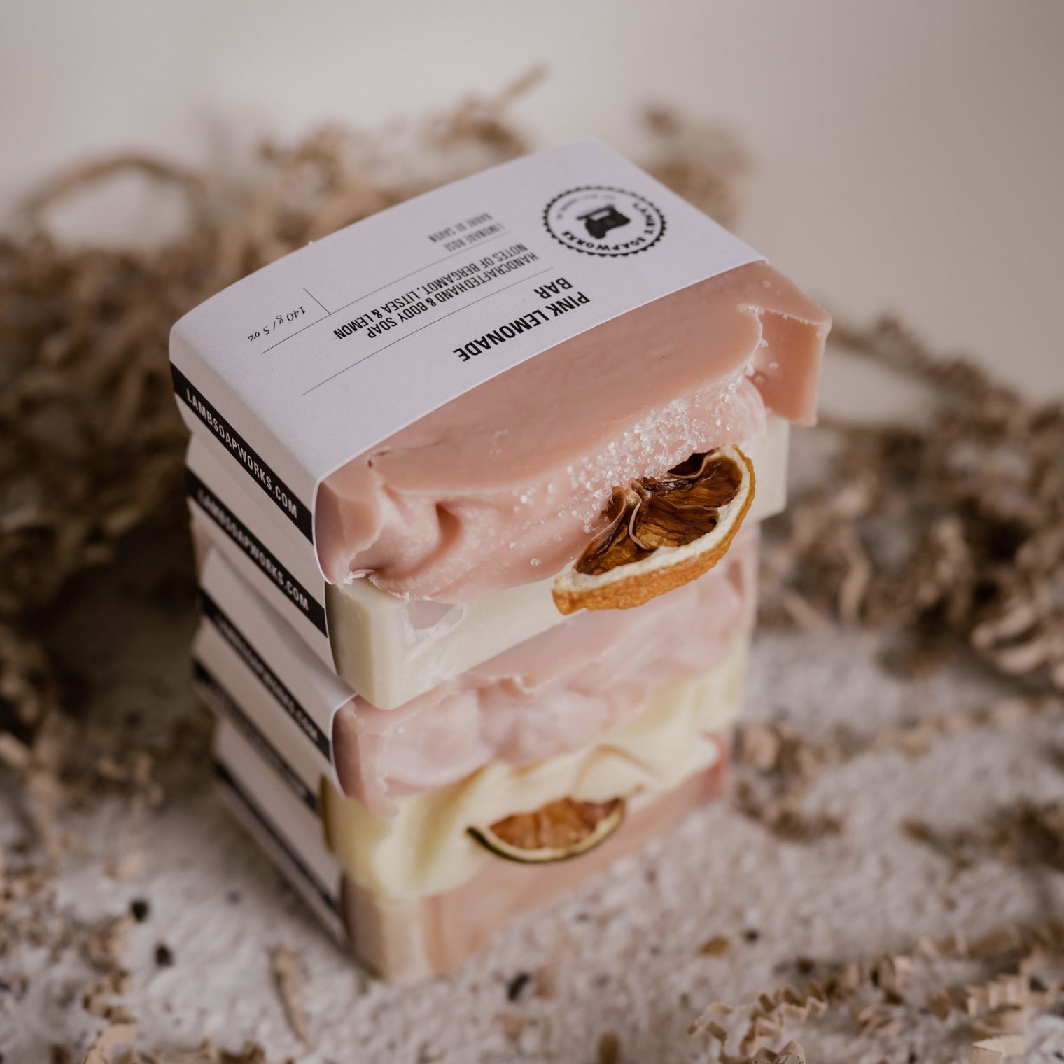 Five Handcrafted Soap Bars