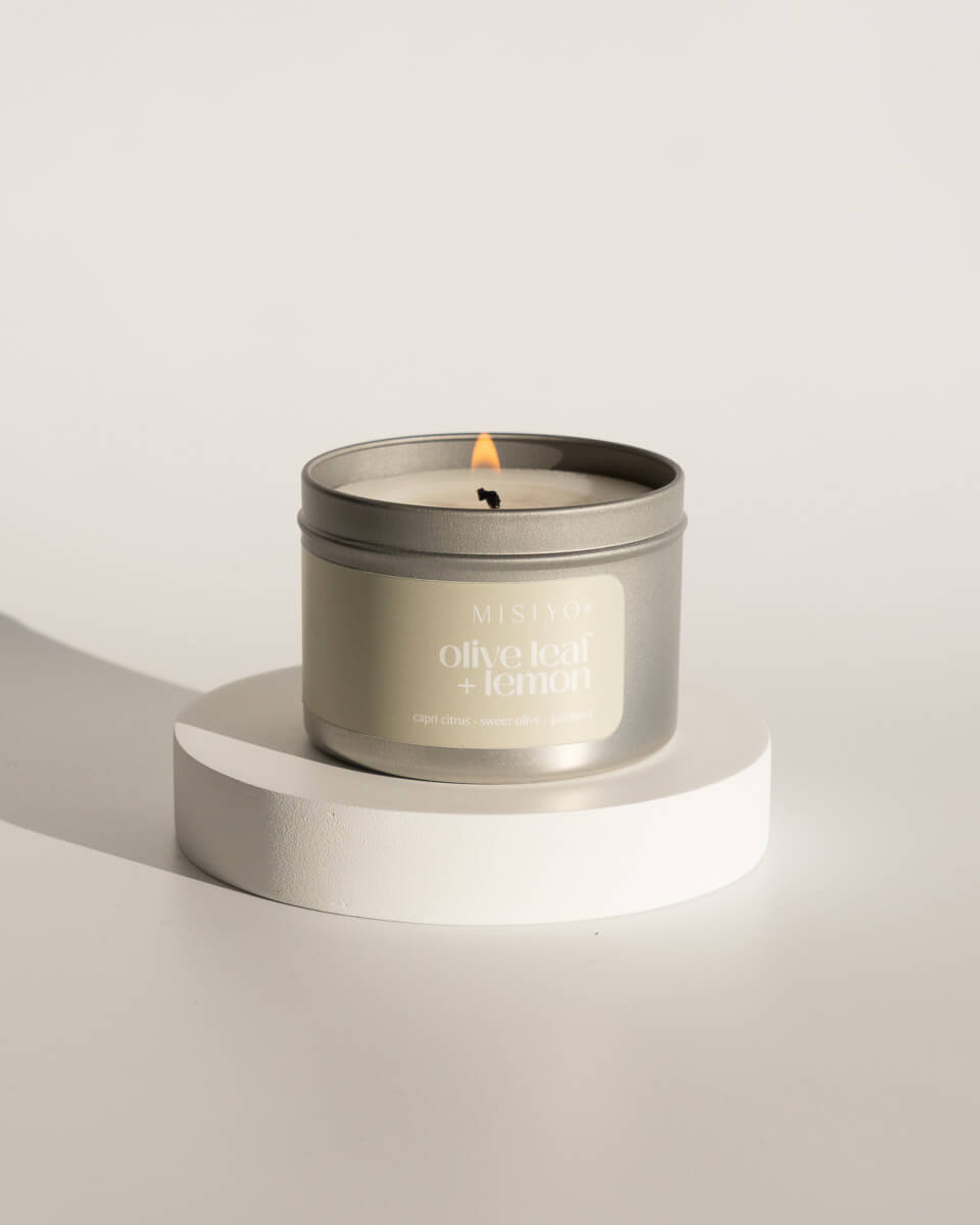 Olive Leaf & Lemon Candle