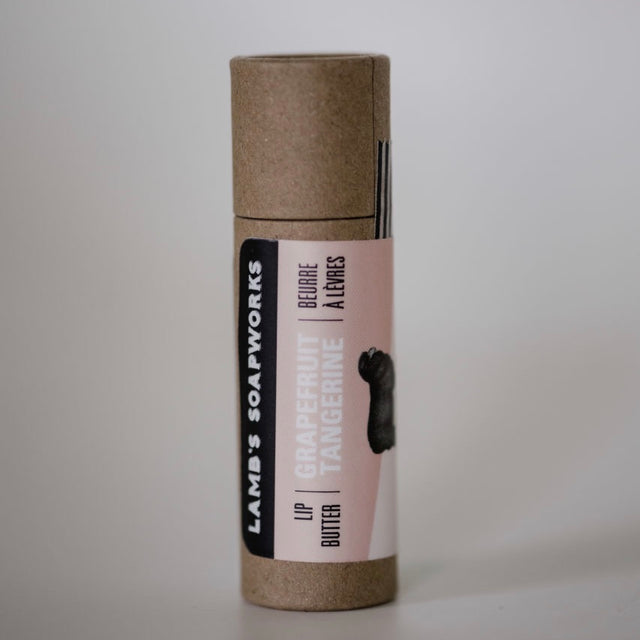 grapefruit tangerine lip butter
