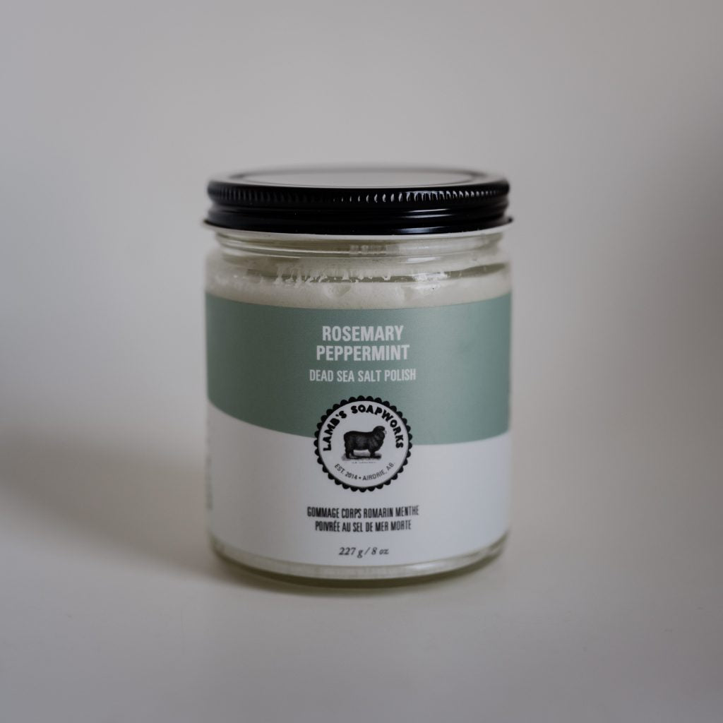 Rosemary Peppermint Dead Sea Salt Body Polish