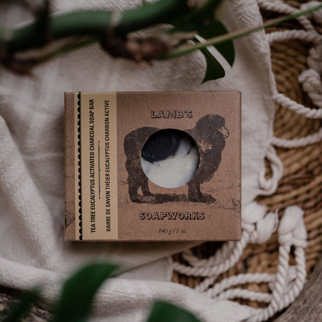 Tea Tree Eucalyptus Activated Charcoal Bar - Wholesale