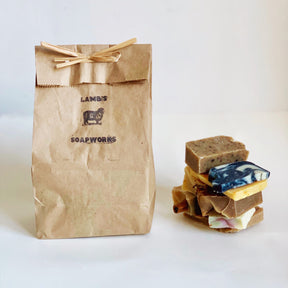 Imperfect soap bag