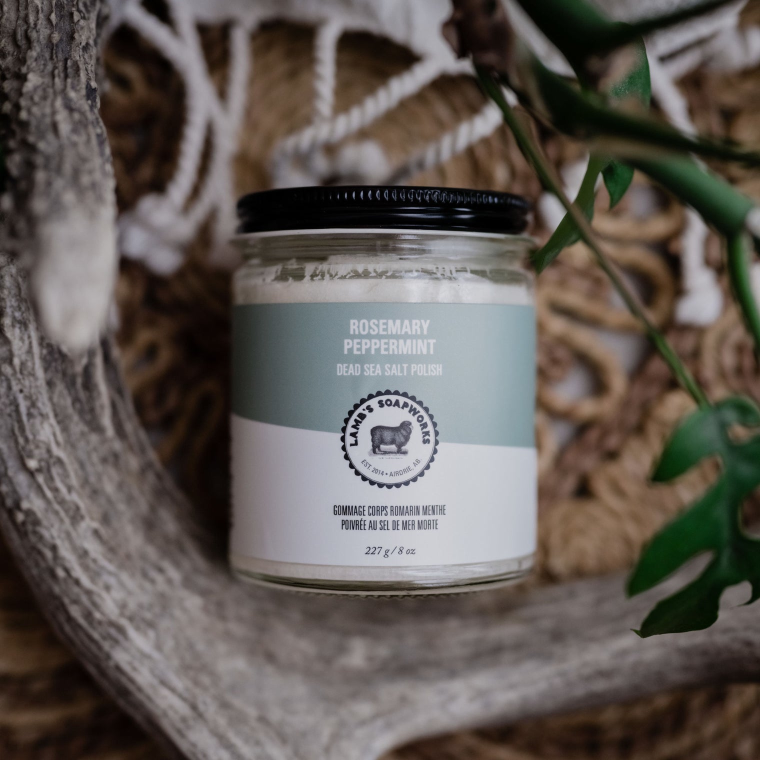Rosemary Peppermint Dead Sea Salt Body Polish