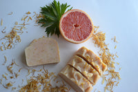 pinkgrapefruitcalendulasoapbarnolabel-a